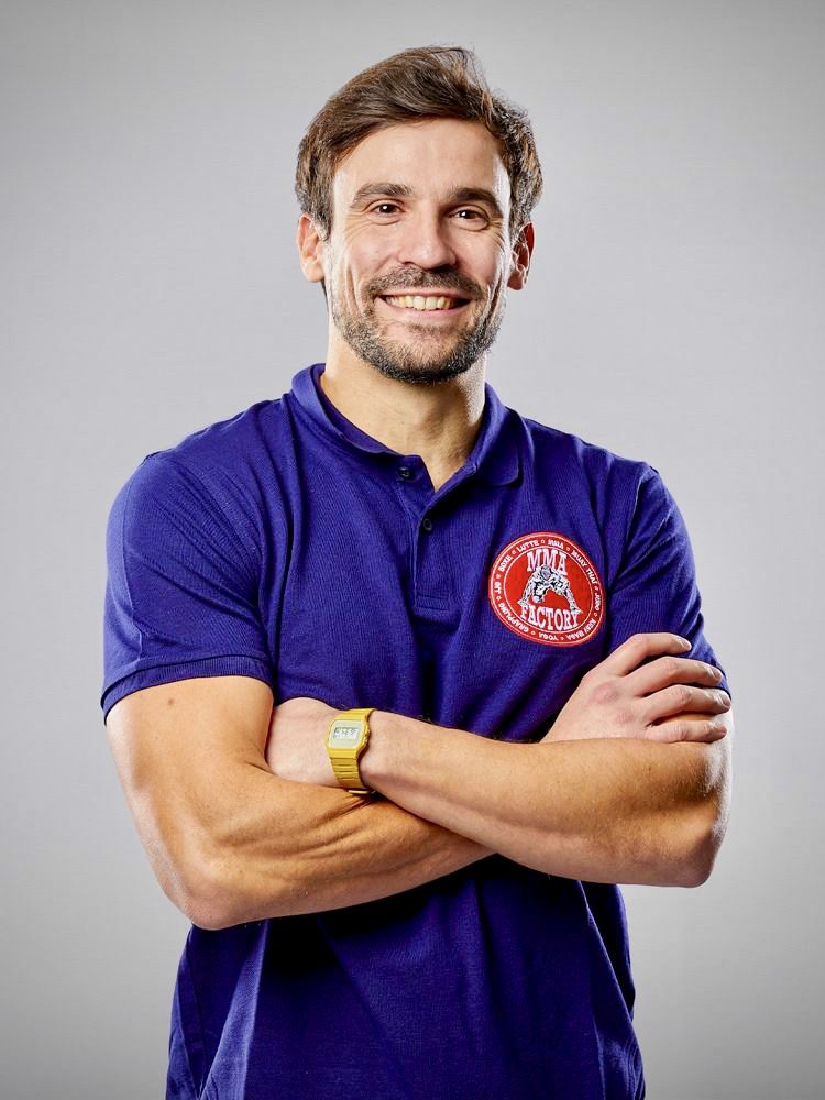 Nicolas Sattin, préparateur physique, au MMA Factory